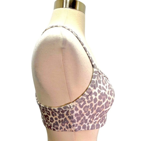 Johnny Was Calme Life in Balance Endurance Leopard Print Sports Bra NWT Small - Picture 4 of 14